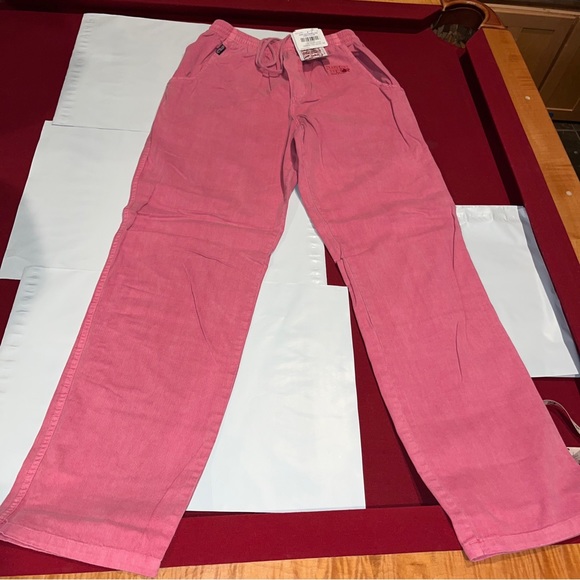 Crazy Shirts new PANTS CRANBERRY DYED Cotton Hawaii Island UNISEX 34”LONG 50 SPF - Picture 14 of 14